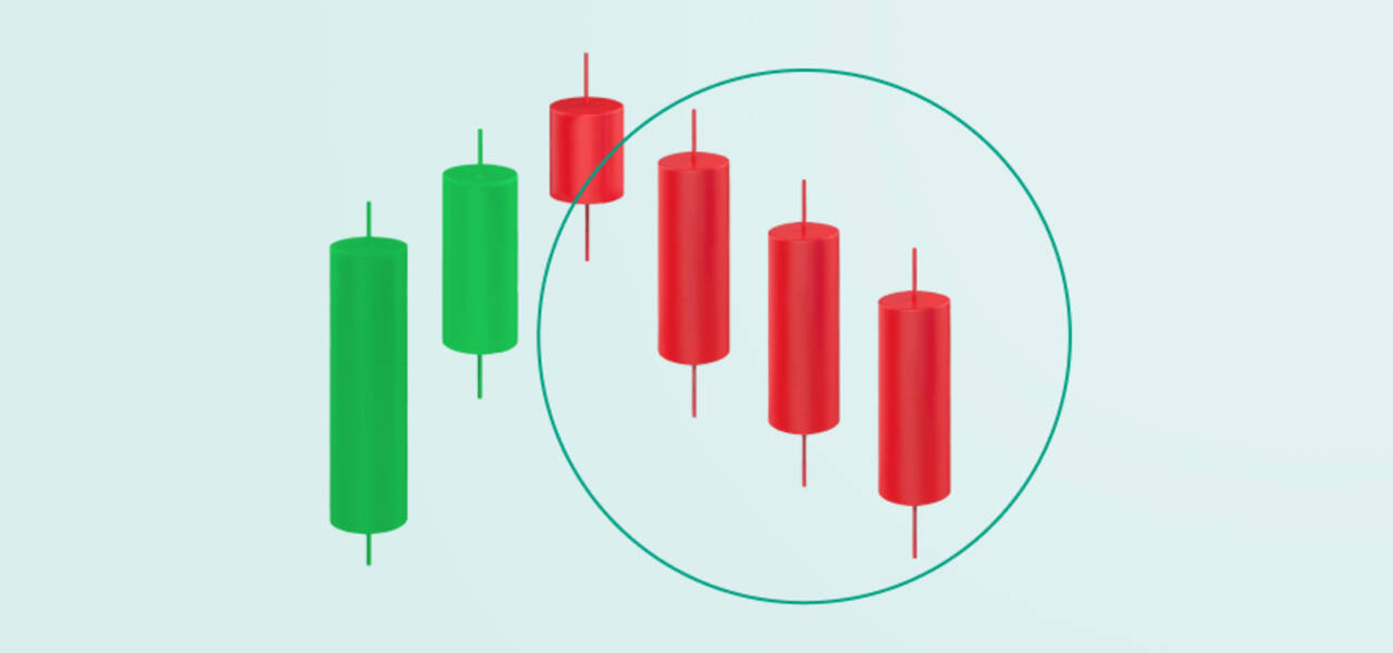 How to Trade Three Black Crows Candlestick Pattern